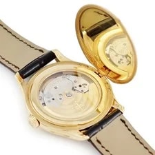 Patek Philippe Calatrava 5227J-001 18K Yellow Gold Ivory Hunter Case Date 3