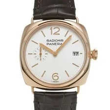 Panerai Radiomir Quaranta Goldtech PAM01026 Z Series Silver Dial #W423 2