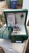 Rolex Stainless Steel Black Dial Luminous Hands Box Papers 4