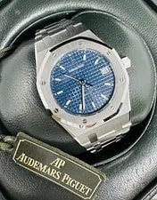 Audemars Piguet Royal Oak Stainless Steel 36 Blue Dial 14790ST Box & Papers 2