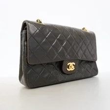 Auth [6ge5379] Chanel Matrasse W Flap WChain Gol... 2