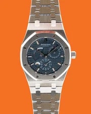 Audemars Piguet — Audemars Piguet Royal Oak Dual Time 39mm 26120st Blue Dial 2014 — Watch — resale