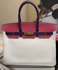 Hermès — Hermes Birkin 35 , Tyrien and Anemone — Handbag — resale