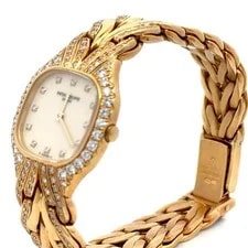 Patek Philippe la Flamme 18K Yellow Gold and Diamond 6.5" 2
