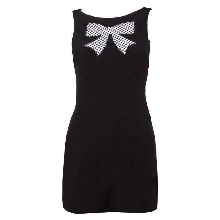 Moschino Cut Out Bow Tie Mini Dress, 1990s 2