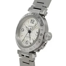 Cartier Pasha C Meridian GMT W31029M7 Silver 732883 2