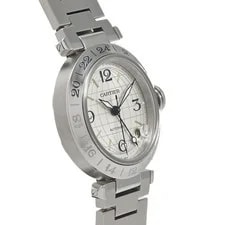Cartier Pasha C Meridian GMT W31029M7 Silver 732883 3