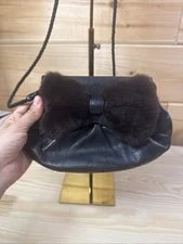 Fendi Logo Bow Fur and 2