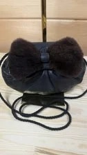 Fendi Logo Bow Fur and 4