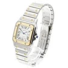 Cartier Santos GalbeeLM W20055D6 Date Silver Dial Automatic Watch_958396 2