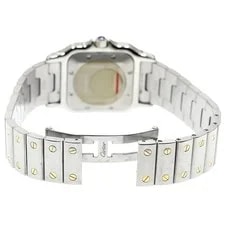 Cartier Santos GalbeeLM W20055D6 Date Silver Dial Automatic Watch_958396 3