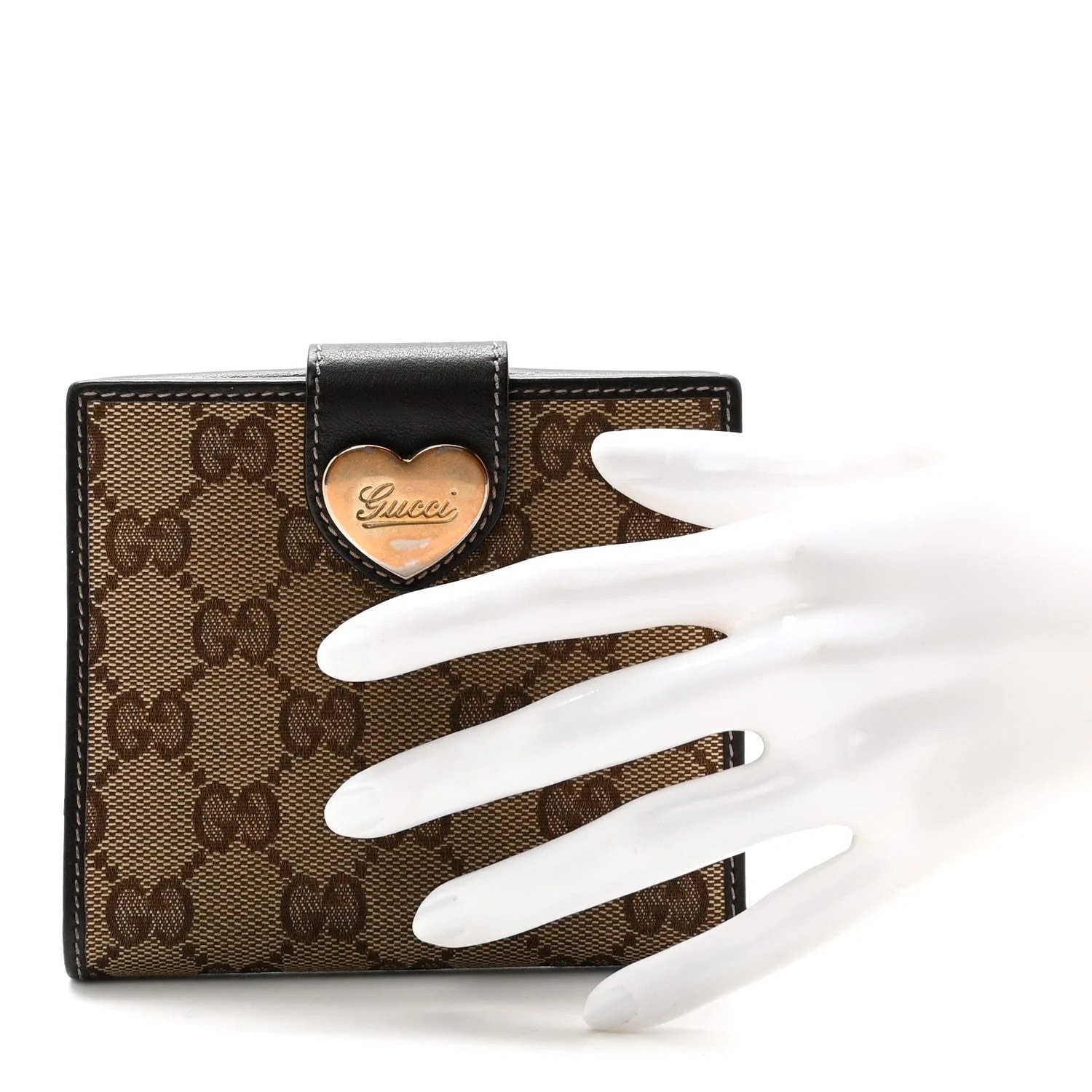 Heart French Wallet Dark 2