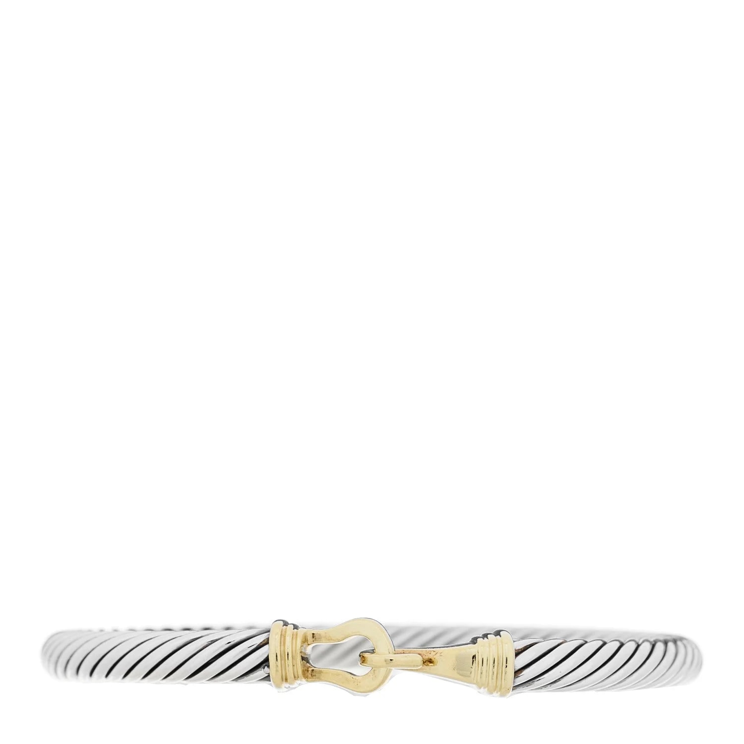 David Yurman — 14K Yellow Gold 5mm Cable Classic Buckle — Jewelry — resale