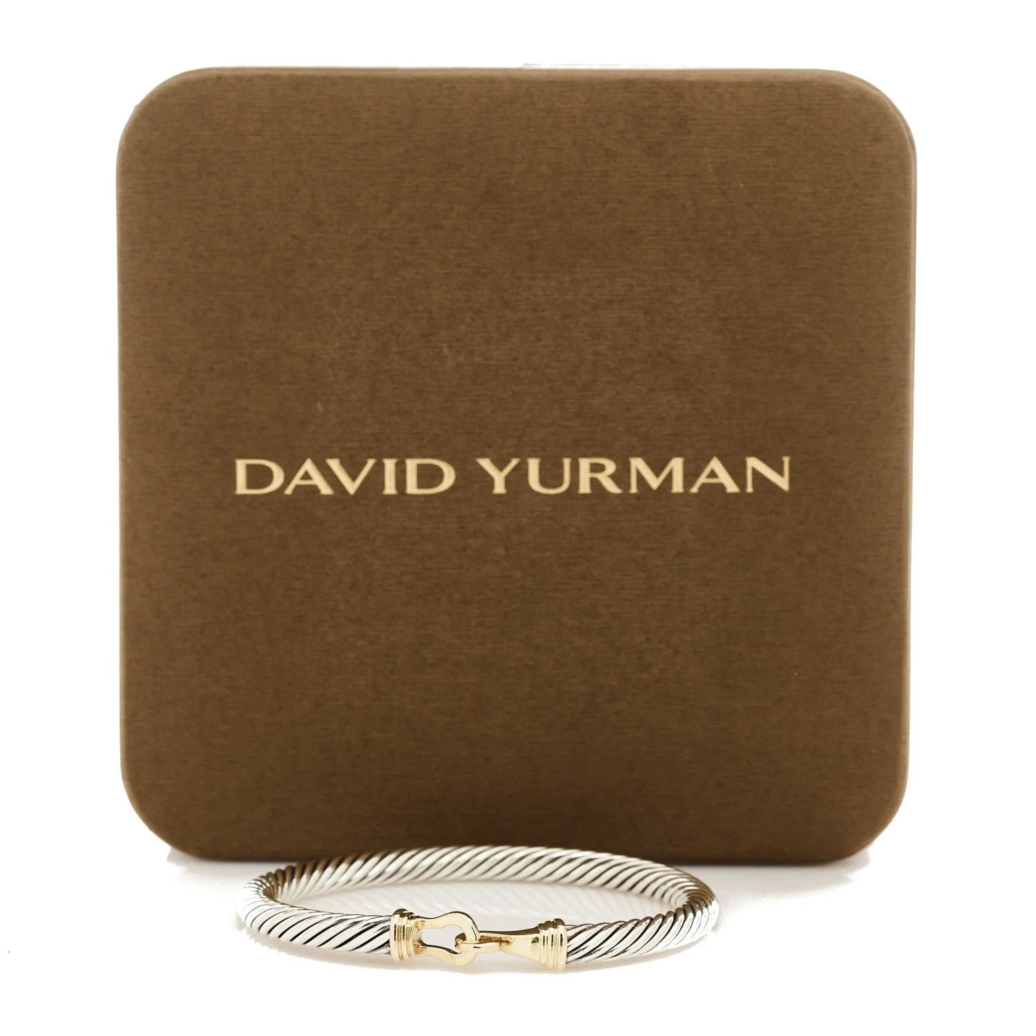 14K Yellow Gold 5mm Cable Classic Buckle 4