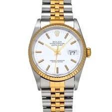 Rolex — Rolex Datejust 16233 36mm Stainless Steel White #WW1749 — Watch — resale
