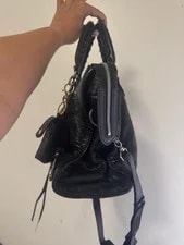 Balenciaga City Satchel Zip Double Handles Adjustable Strap Studs 3