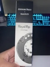 Audemars Piguet X Swatch Royal Pop Ocho Negro 41mm Quartz Leather Box 2
