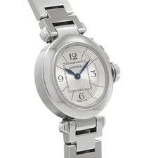 Cartier Pasha W3140007 ( 2973) 27mm Stainless Steel Silver #WW4866 3
