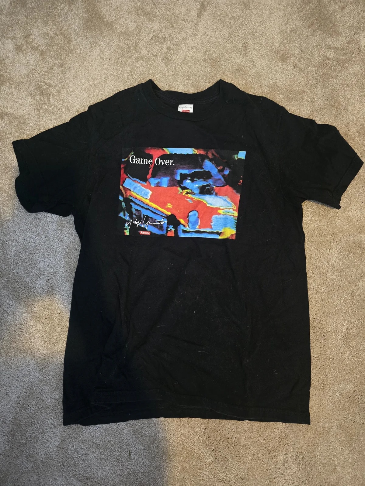 Supreme — Supreme Yohji Yamamoto Game Over Tee — streetwear — resale