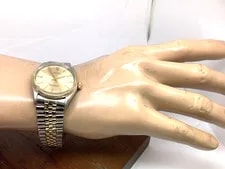 Rolex Oyster Perpetual 1005 Swiss Automatic 1969 2-Tone 34mm 4