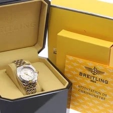 Breitling Galactic 32 A71356 Date 8P Diamond Silver Dial Quartz Ladies_960527 2