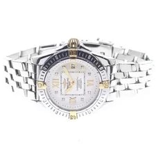 Breitling Galactic 32 A71356 Date 8P Diamond Silver Dial Quartz Ladies_960527 3