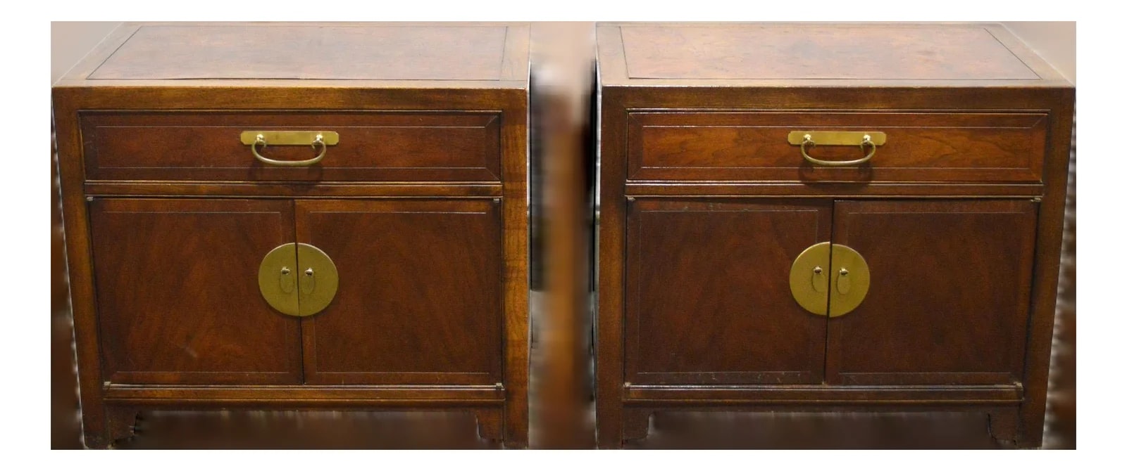 Baker Furniture Company — Mid 20th Century Pair Baker Michael Taylor Side — Furniture — resale