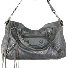 Balenciaga — Balenciaga w/ Strap the City 2-Way Smoky Itary Made — Handbag — resale