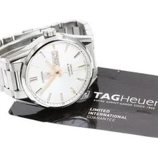Tag Heuer — TAG Heuer Carrera Caliber 5 WAR201D.BA0723 41mm SS Silver Dial Automatic #C415 — Watch — resale