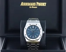 Audemars Piguet — Audemars Piguet Royal Oak 50th Anniversary Blue Dial 39mm 16202ST.OO.1240ST.01 — Watch — resale