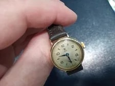 Tudor — Tudor Mechanical 9 Carat Yellow Gold Hallmarked Chester 1951 Strap — Watch — resale