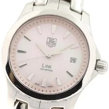 Tag Heuer — TAG Heuer Link Pink Shell Dial Quartz Date From Japan — Watch — resale