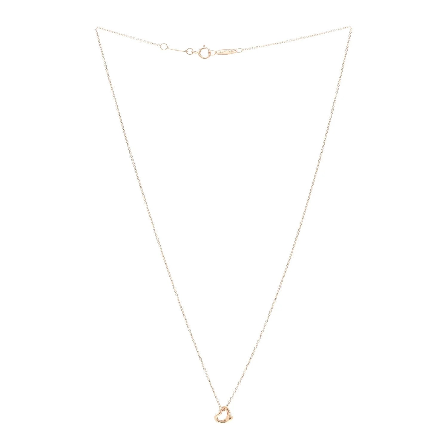 18K Rose Gold 7mm Elsa Peretti Open Heart 3