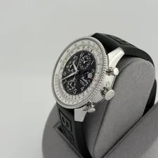 Breitling Montbrillant Olympus A19350 42mm Black Dial Moonphase Stainless Steel 3