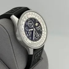 Breitling Montbrillant Olympus A19350 42mm Black Dial Moonphase Stainless Steel 4
