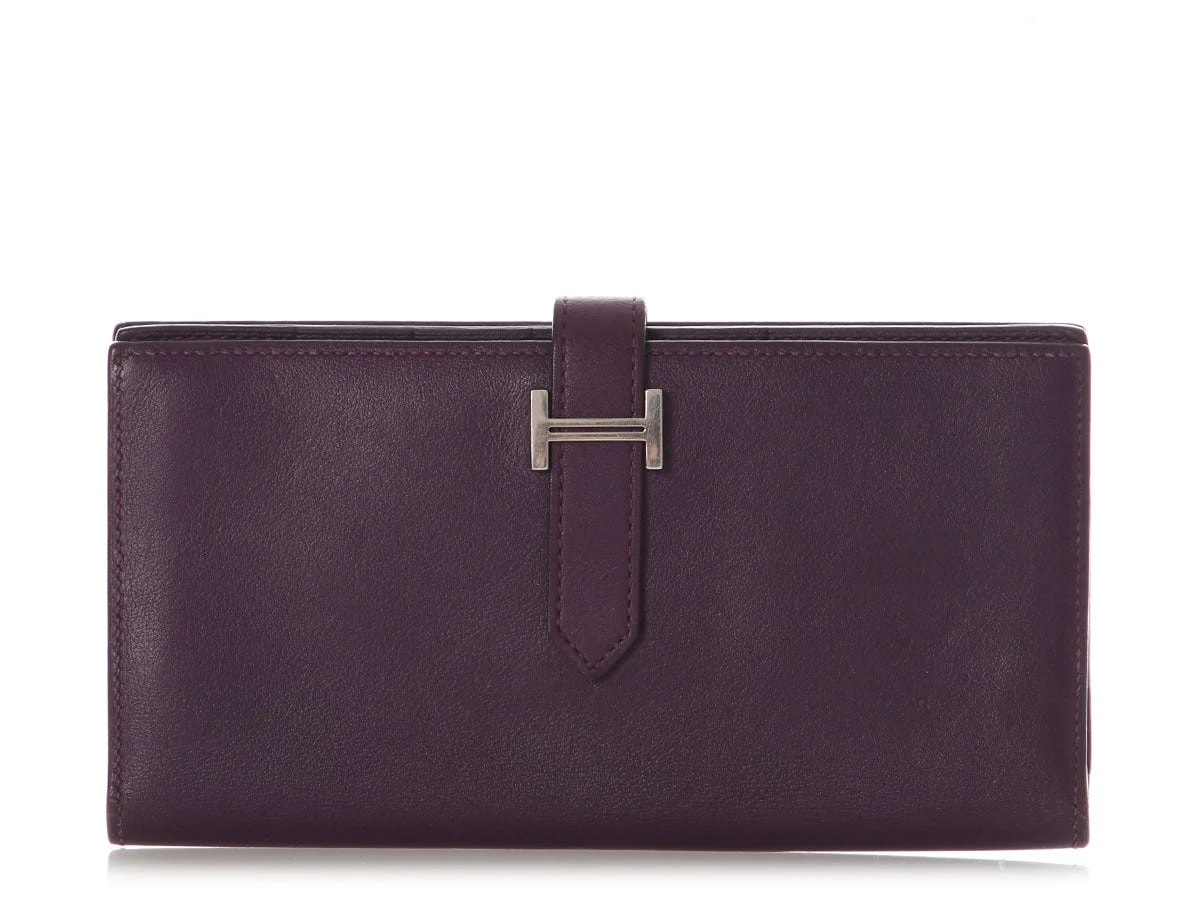 Hermès — Hermès Raisin Bearn Soufflet Long Wallet — Handbag — resale