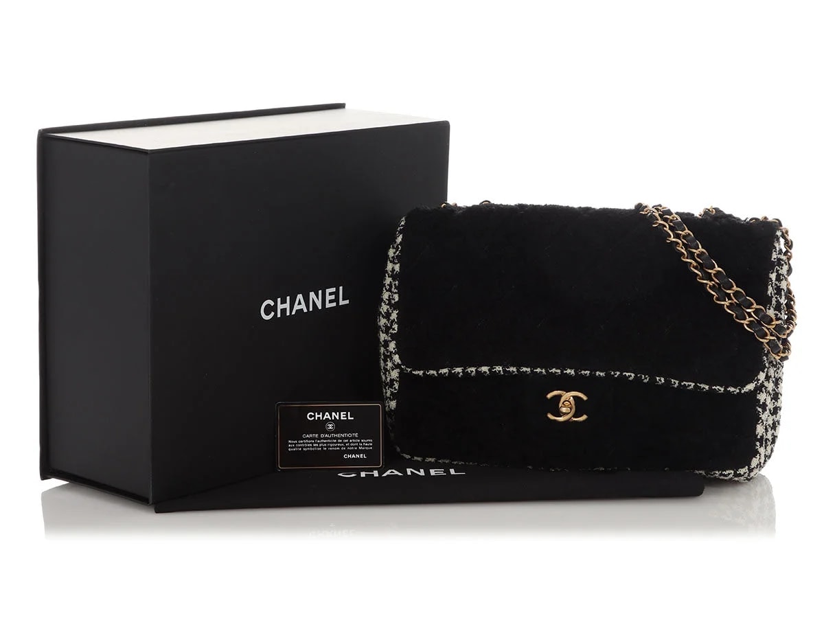 Chanel and Houndstooth Single Flap 2
