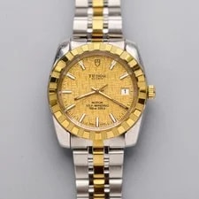 Tudor — Tudor Gilding Linen Dial Classic 21013 37mm Date Automatic — Watch — resale