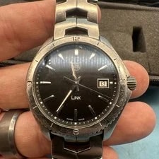 Tag Heuer — Tag Heuer WAT1110 Stainless Steel Quartz Link — Watch — resale