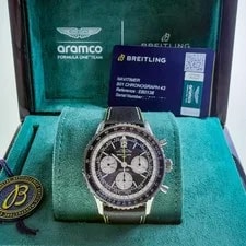 Breitling Navitimer B01 Chronograph Austin Martin Aramco F1 - Unworn Box Papers 3