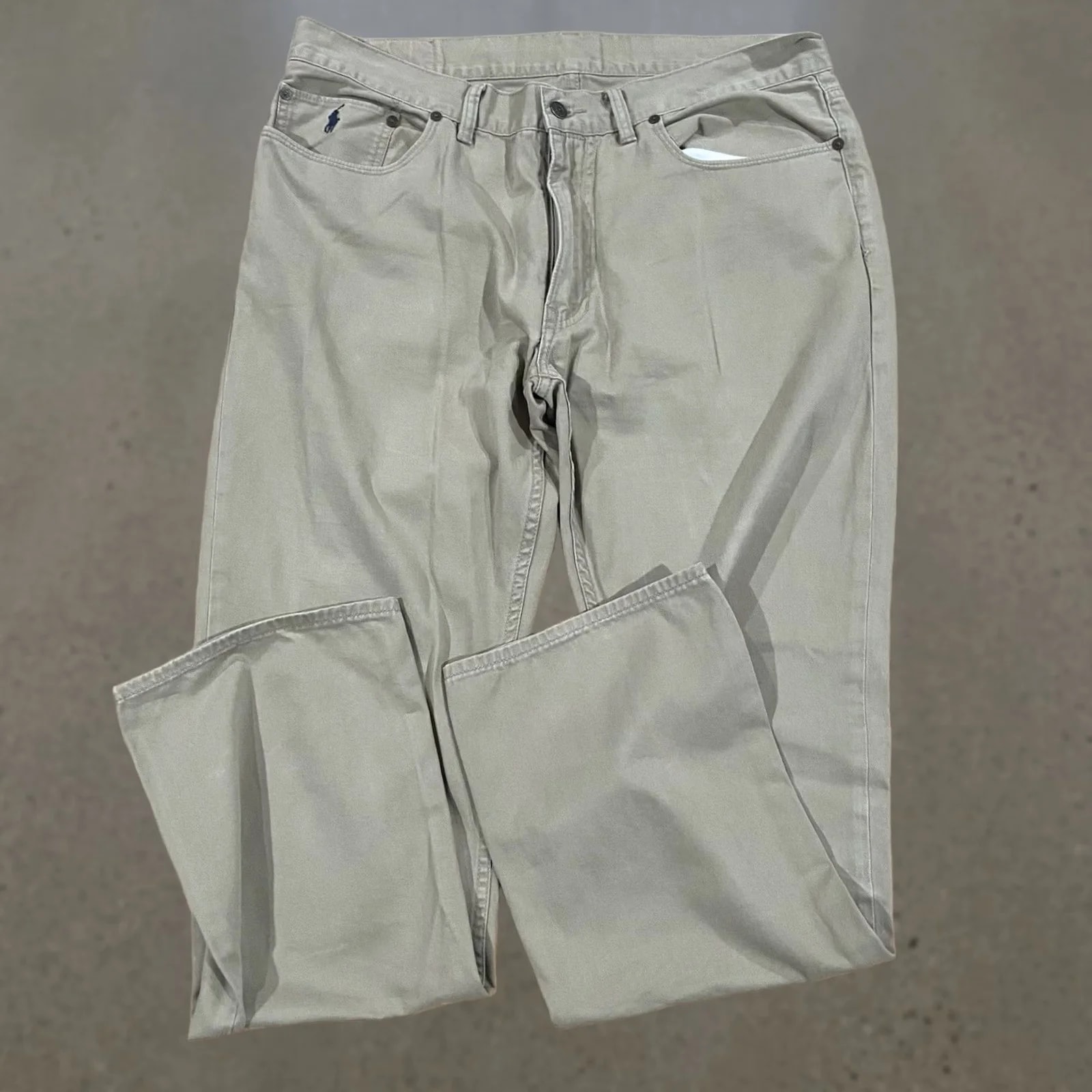 Polo Ralph Lauren — Polo Ralph Lauren Pants 650 Straight Chino Polo Pony 36 Regular Straight Pants 5-Pocket Cotton Classic Modern Casual — streetwear — resale