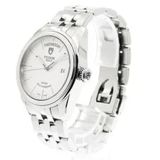 Tudor Glamour 56000 39mm SS Silver #C8085 2