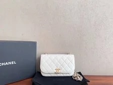 Chanel 23A Wallet on Chain WOC Flap HW [] 3