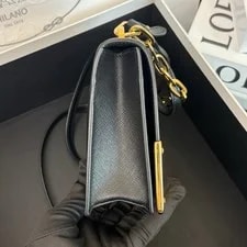 Authentic Prada Metal Corner Frame Chain 4