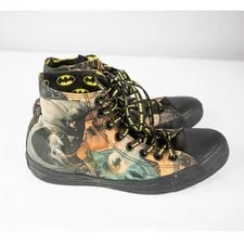 Converse — Converse Chuck Taylor High Top M 7 / W 9 All Star Batman Graphic — Sneaker — resale