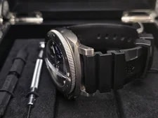 Panerai Submersible Luminor Titanium 47mm Black Dial With Box and 2 Extra Straps 4