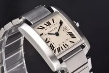 Cartier Tank Francaise MM W51011Q3 Quartz Cal.2465 Silver Dial 2