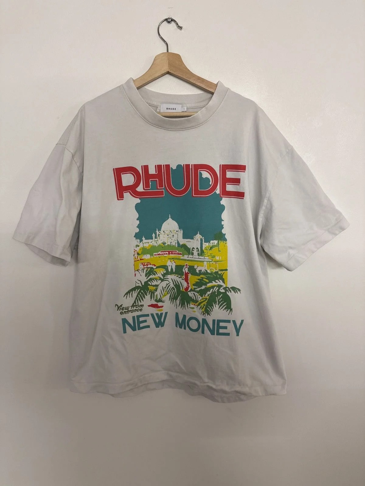Rhude — Rhude New Money France Logo Tee — streetwear — resale