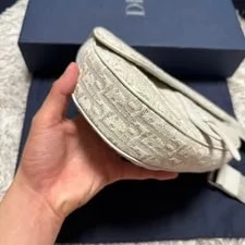 Dior New Saddle Messenger Crossbody Medium From Japan 3