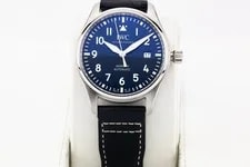 IWC Pilot Mark XX 40mm Black Leather IW328201 3